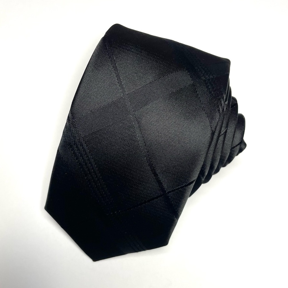 J. Ferrar Elegant Black Men's Tie
